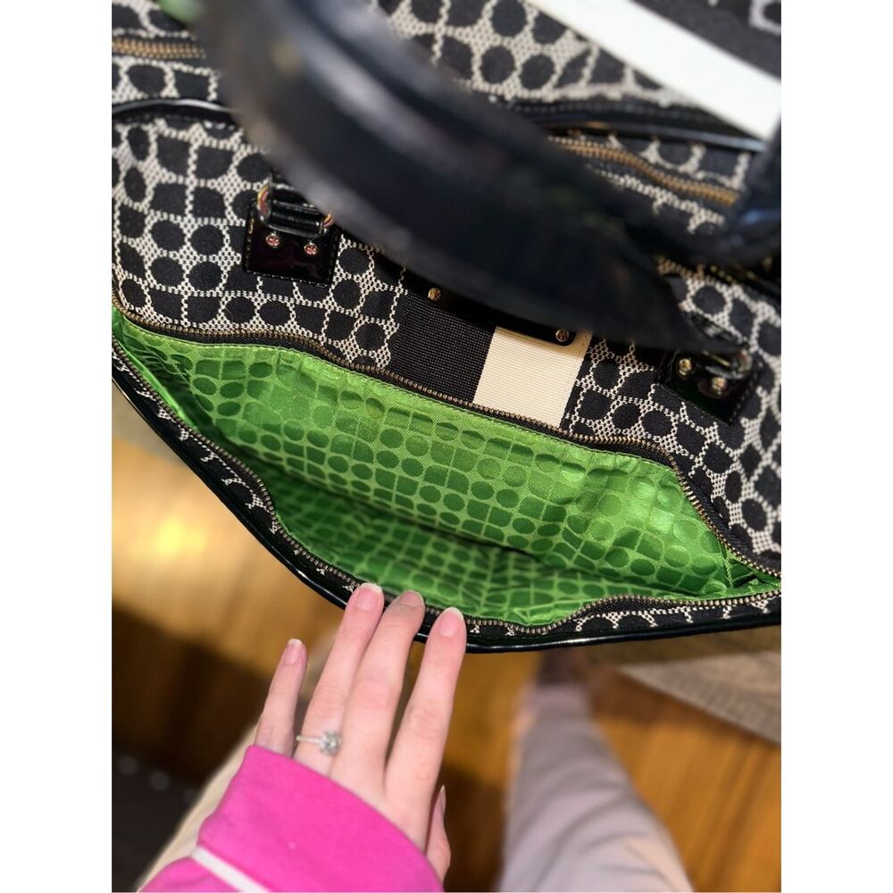 Kate Spade Noel Print Duffle Weekender duffle Bag - Picture 3 of 9